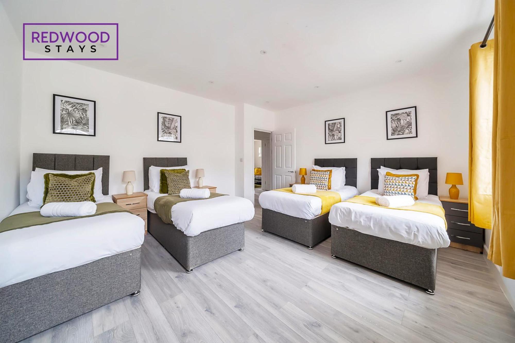 Brand New, 2 Bed 1 Bath, Modern Town Center Apartment, Free Wifi & Netflix By Redwood Stays Aldershot Esterno foto