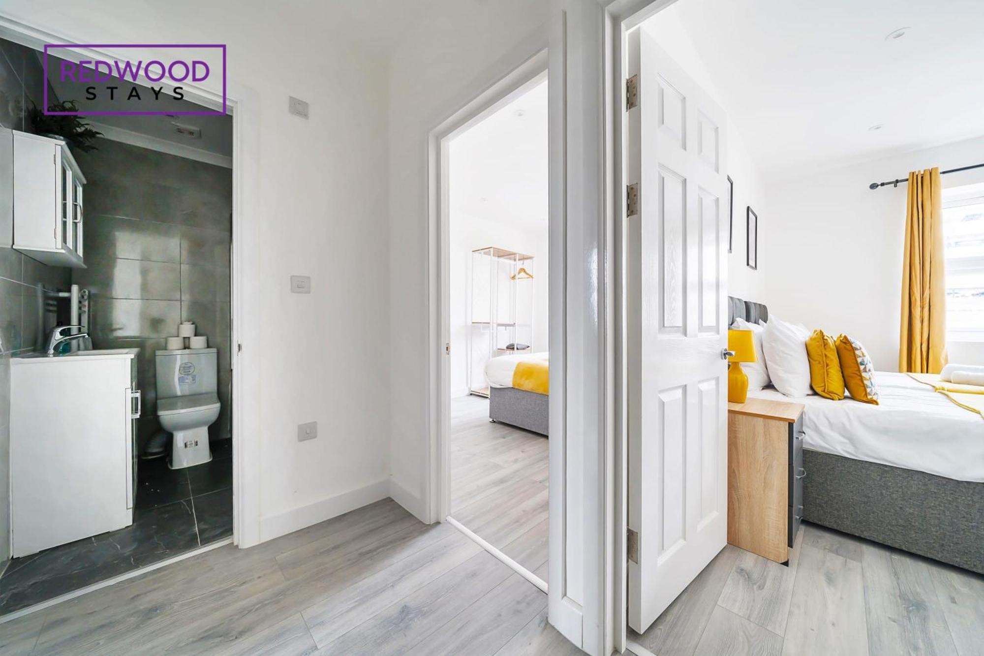 Brand New, 2 Bed 1 Bath, Modern Town Center Apartment, Free Wifi & Netflix By Redwood Stays Aldershot Esterno foto