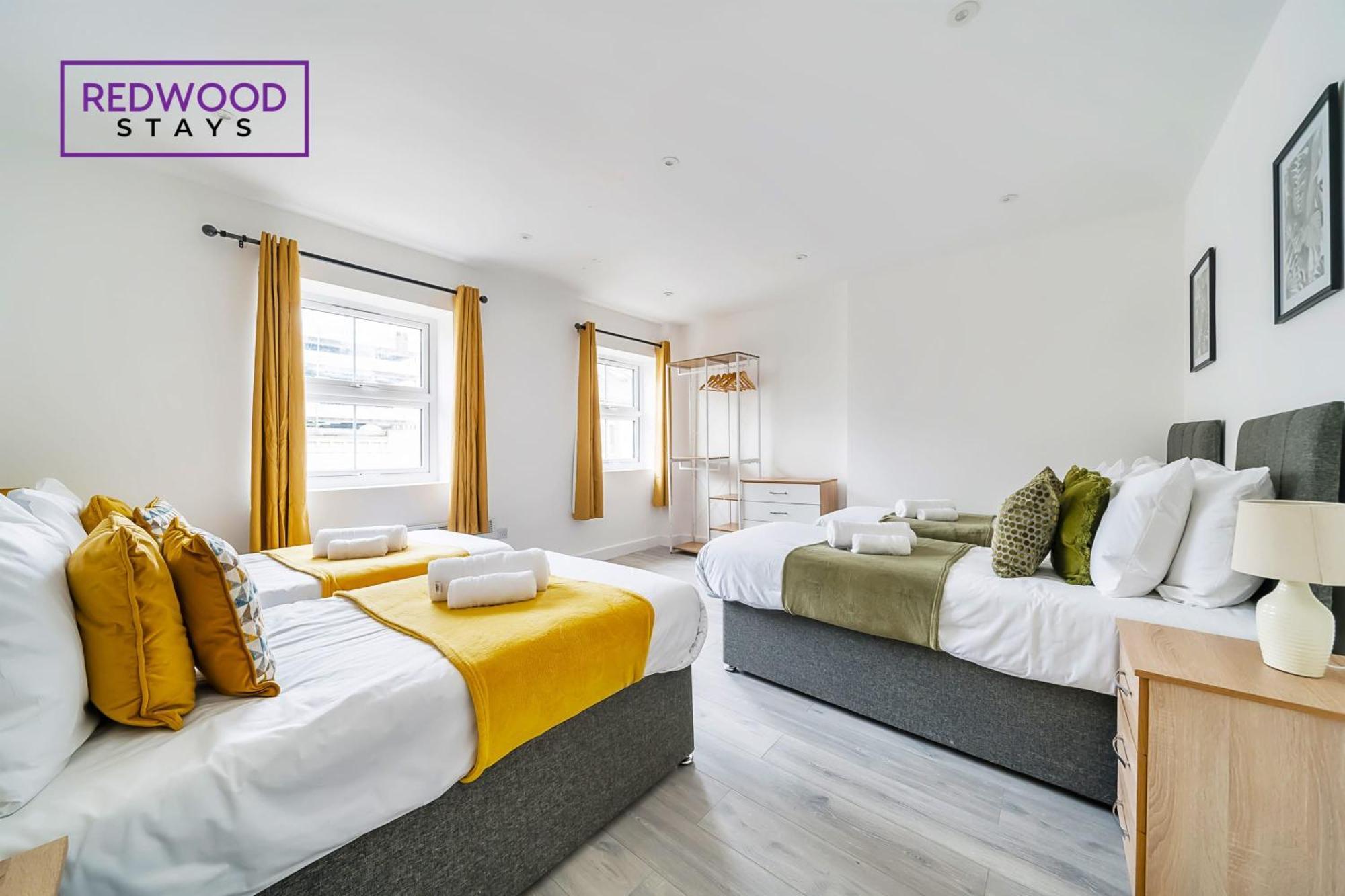 Brand New, 2 Bed 1 Bath, Modern Town Center Apartment, Free Wifi & Netflix By Redwood Stays Aldershot Esterno foto